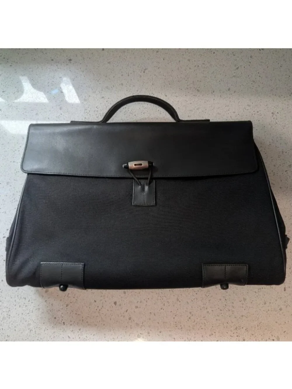 Authentic Montblanc MB8772 Double Briefcase - Like New with Papers